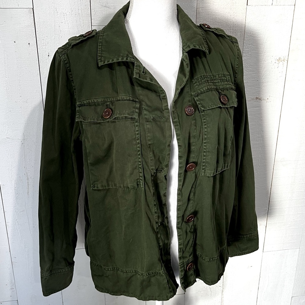 J.Crew Garment Dyed Safari Utility Shirt Jacket (Shacket) - Picture 4 of 13